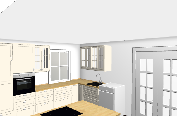 Ikea-Küche im 3D-Planer - Ansicht 2